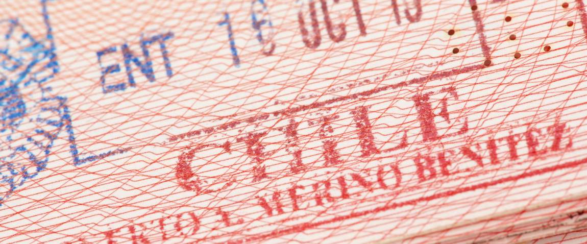 chile immigration control entry stamp