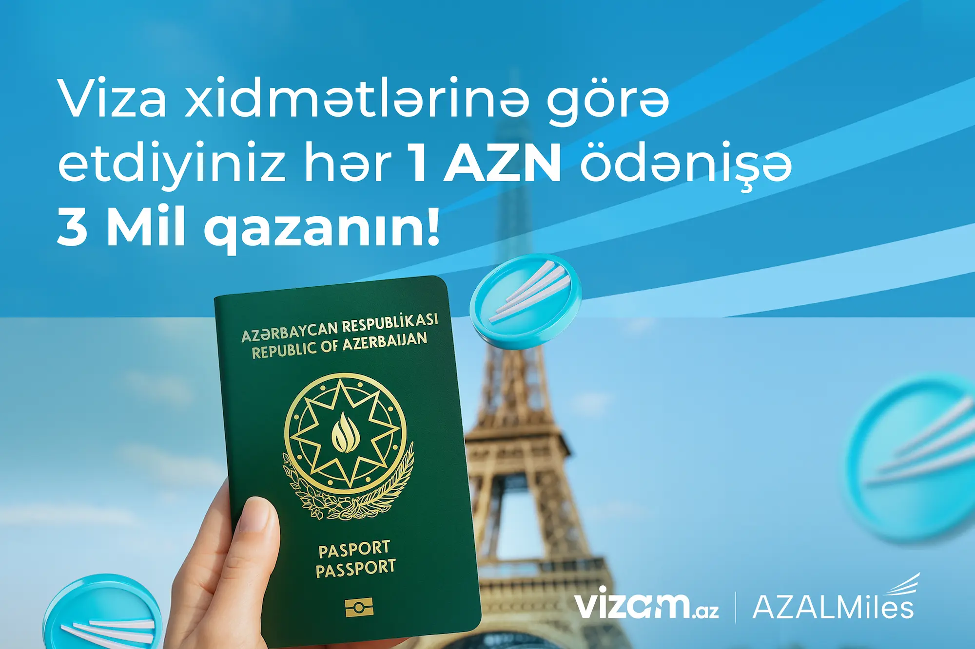 Viza al, millər topla!